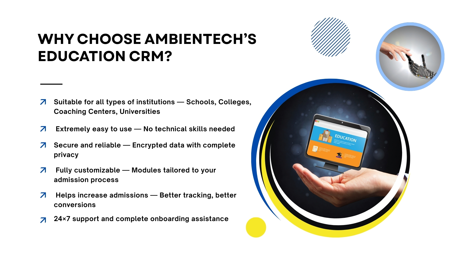Education CRM software with automation features
