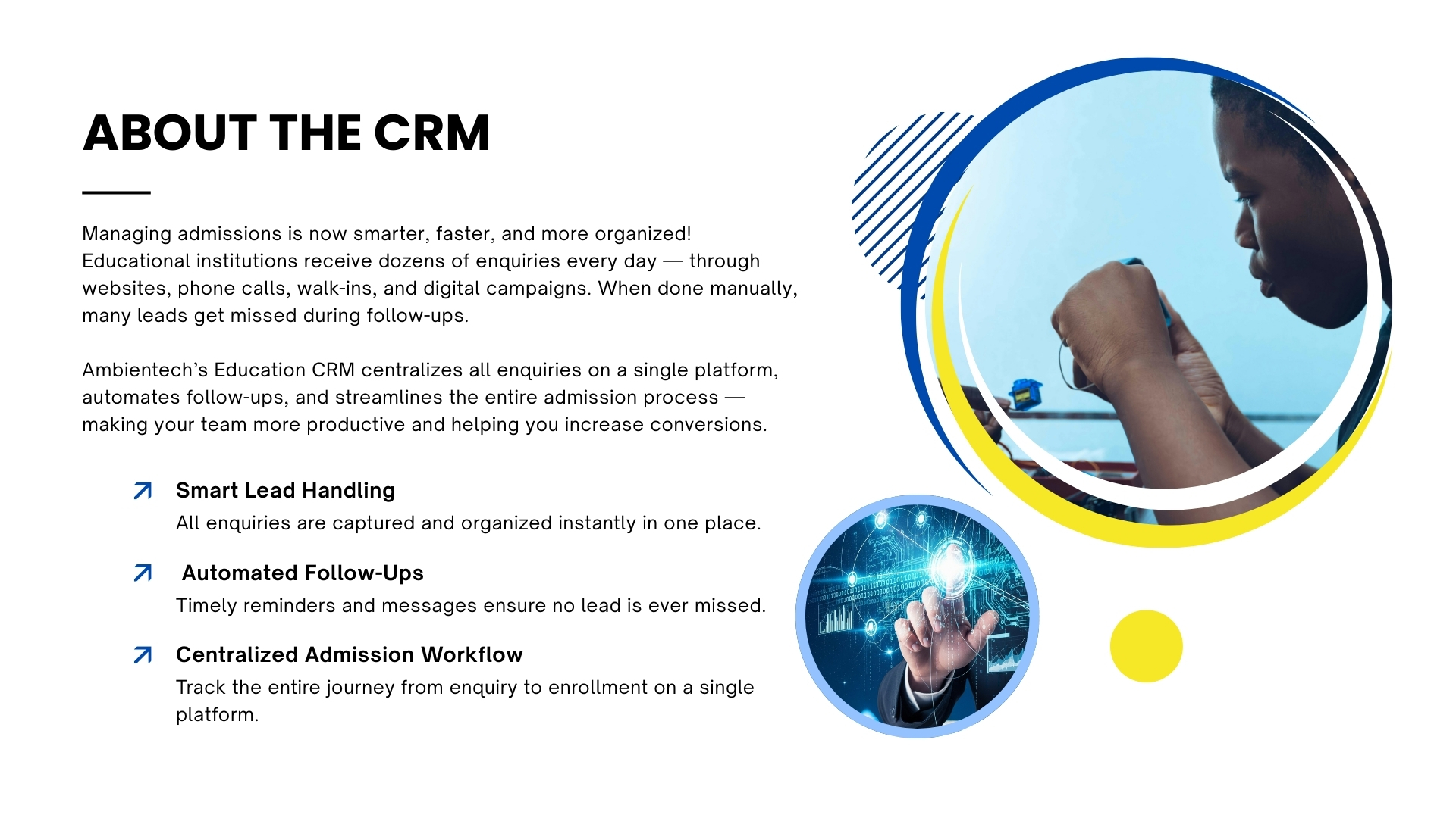 Student relationship management CRM software