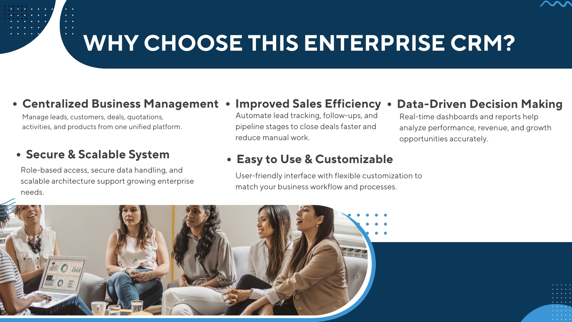 Enterprise CRM software with integrations and automation