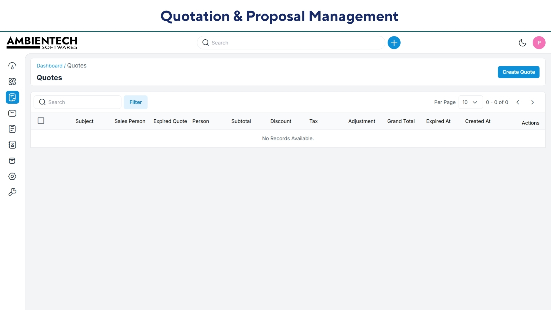 Enterprise CRM software for sales pipeline management