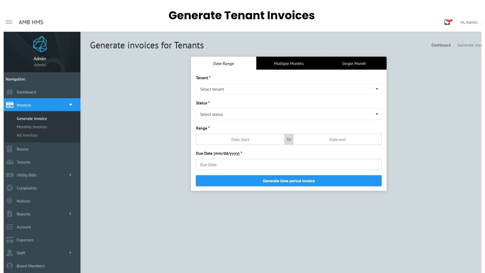 Hostel management software with reports and analytics